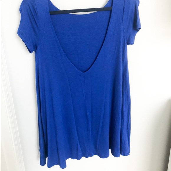 Lulu’s Cobalt Backless Shift Dress - Picture 4 of 7